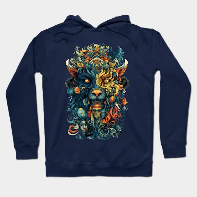 Zoomorphic Beasts - Hellhound Hoodie by Peter Awax